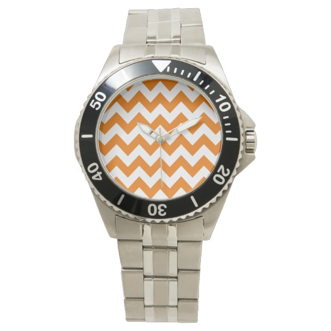 Montre Orange Bold Chevron (devant)