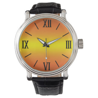 Montre Orange Sunset Watch