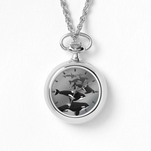Montre Orca Whale Watch Killer Whale Art Wrist Watch (Recto)