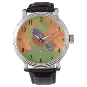 Montre Orchard Oriole Songbird Peinture Oiseau original
