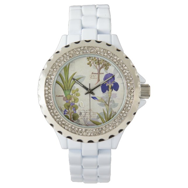 Montre Orchidée & Fumitoire ou Coeur saignant Hedera & Ir (devant)