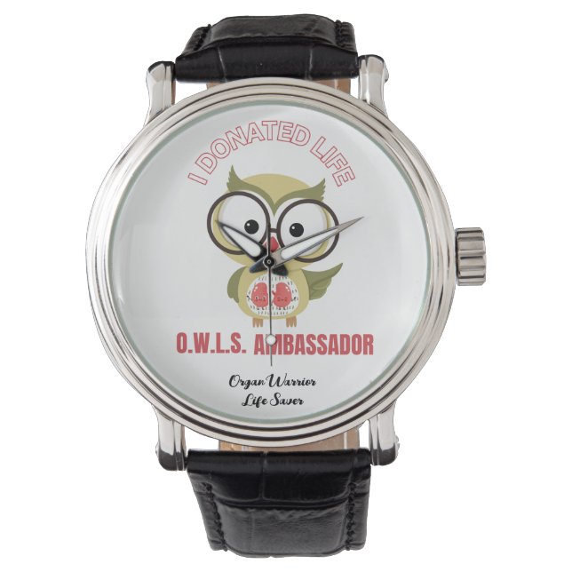 MONTRE ORGAN DONOR E-WATCH (devant)