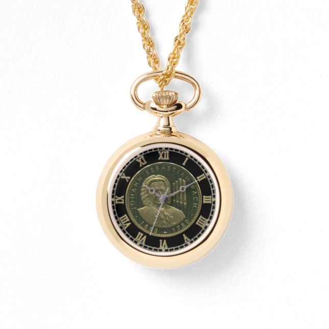 Montre Organiste J. S. Bach Commémoratif  (Recto)