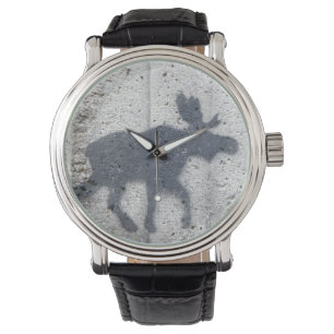 Montre Orignaux de graffiti de pochoir