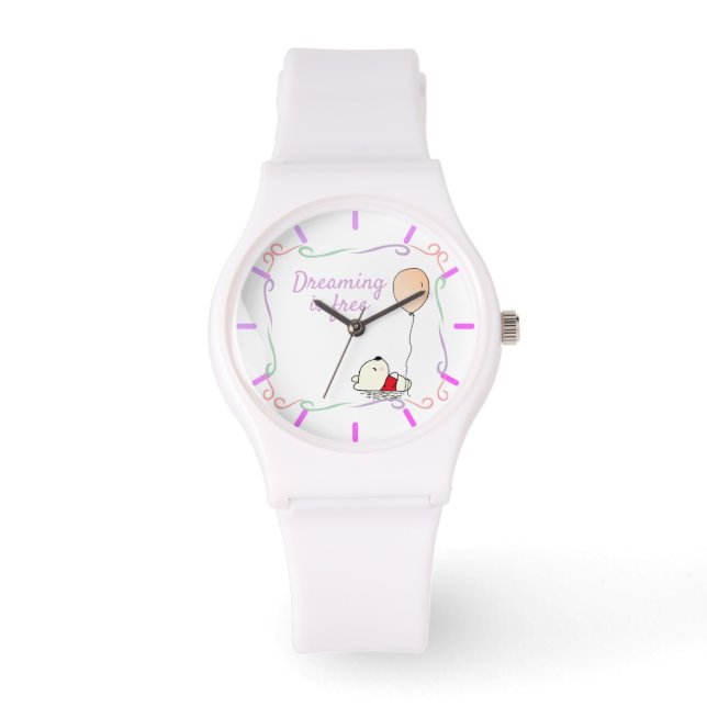 Montre Ours de rêve libre avec ballons (Recto)