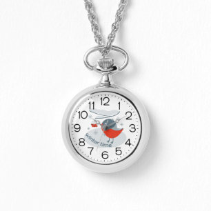 Montre Ours d'hiver et baies de raies rouges