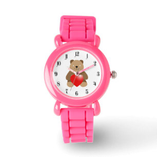 Montre Ours drôle au coeur