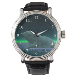 Montre Ours polaire à bord de glace
