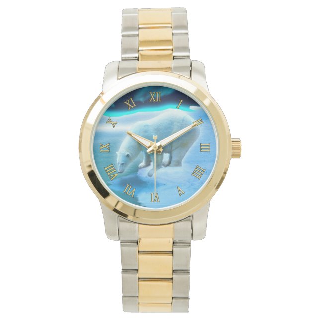 Montre Ours polaire et Flottes de glace arctique pour le  (devant)