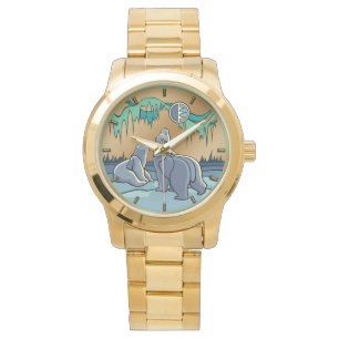 Montre Ours polaire Observateur Faune Art Ours Ours Montr