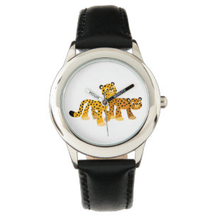 Montre Paire de mignonette caricature Cheetahs Watch
