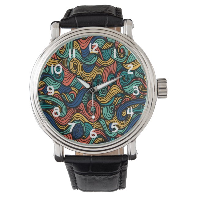 Montre Paisley haché (devant)
