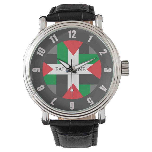 Montre Palestine Football Soccer Ball Watch (devant)