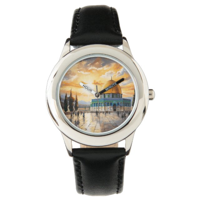 Montre Palestine, mosquée Al-Aqsa (devant)