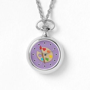 Montre Palette Artiste avec pinceau
