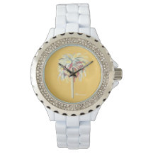 Montre Palm Tree - Jaune