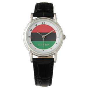Montre Panafrican, Unia Drapeau Symbole de mode tendance