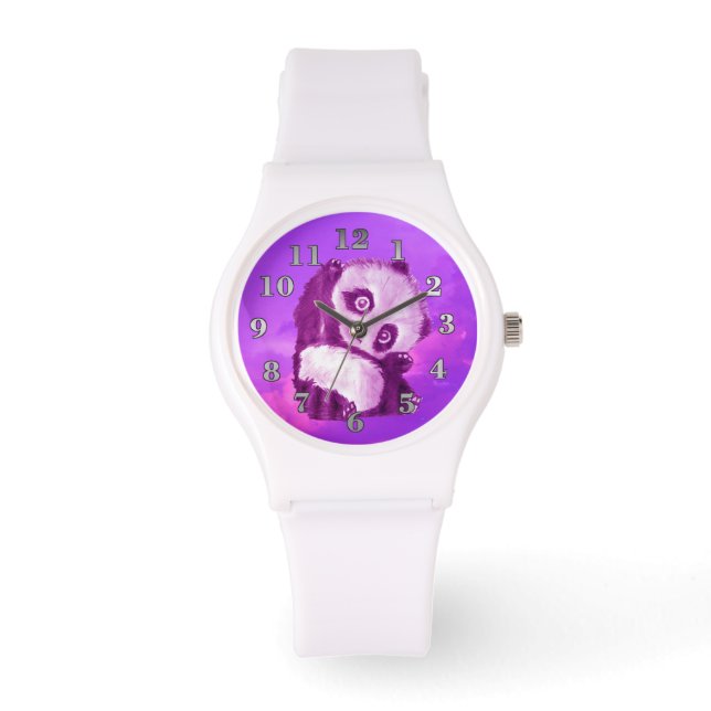 Montre Panda rose (Recto)
