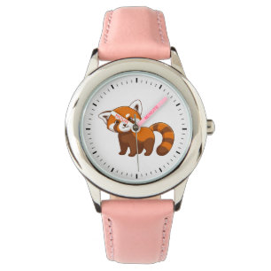 Montre Panda rouge mignonne