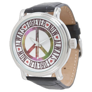 Montre Panneau de paix Maintenant toujours