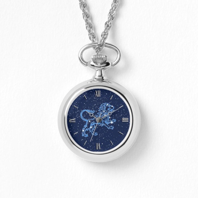Montre Panneau et constellation Leo Zodiac (Recto)