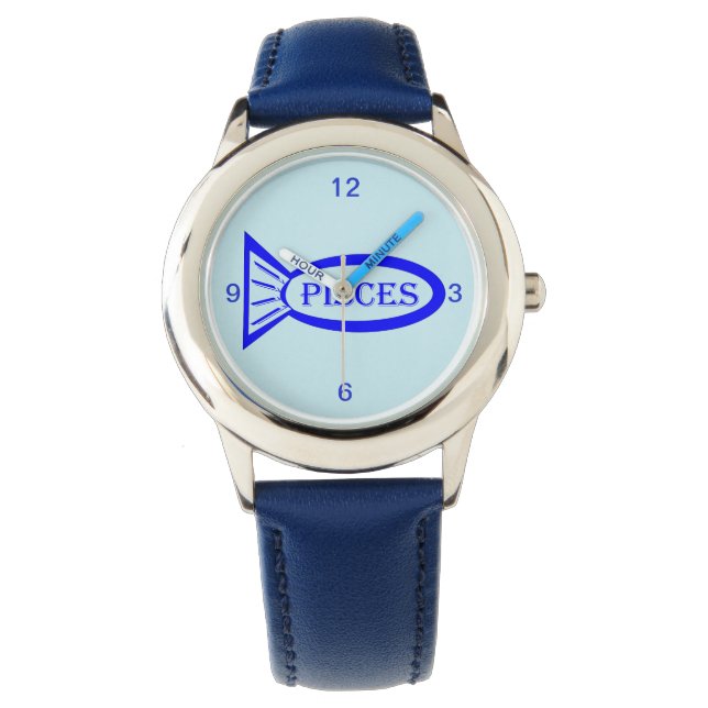 Montre Panneau étoile Poissons Regarder les enfants (devant)