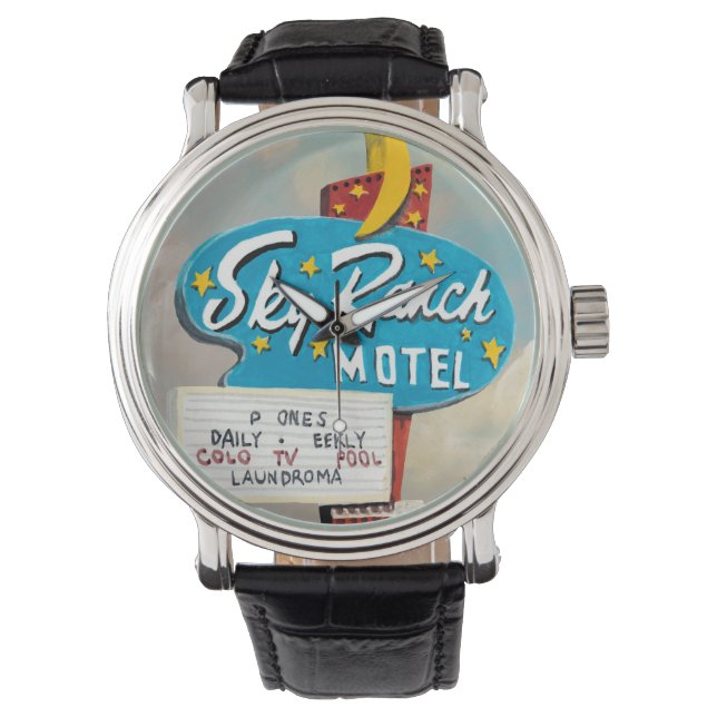 Montre Panneau Sky Ranch Motel (devant)