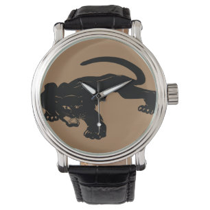 Montre Panthère noire