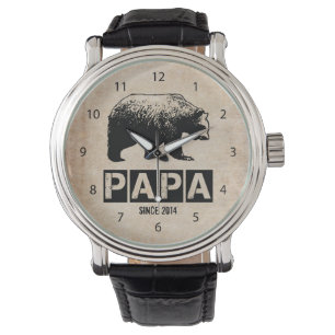 Montre Papa Ours pour Papa 2014, Grunge Black
