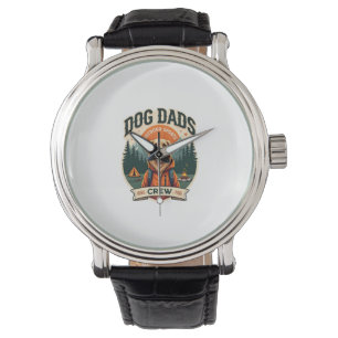 Montre Papas Chien Vintage Équipe de Sports de Plein Air