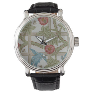 Montre Papier peint à motif treillis de William Morris
