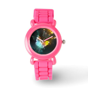 Montre Papillon lumineux et papillons de nuit
