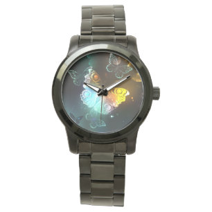 Montre Papillon lumineux et papillons de nuit