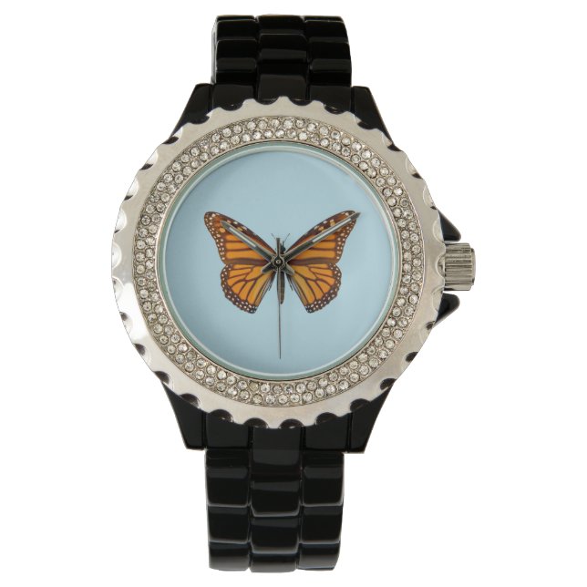 Montre Papillon monarque (devant)