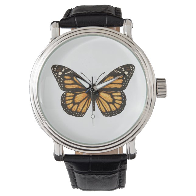 Montre Papillon monarque (devant)