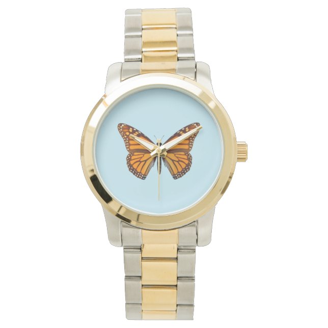 Montre Papillon Monarque (devant)