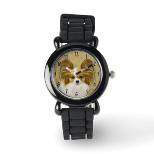 Montre Papillon (Tri Hound) Peinture - Art de Chien Origi
