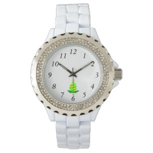 Montre Pâques souhaite aux femmes Rhinestone Veille blanc