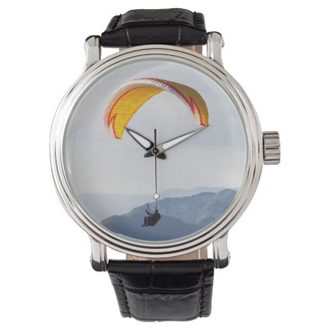 Montre Parapente suisse Orange Flying (devant)