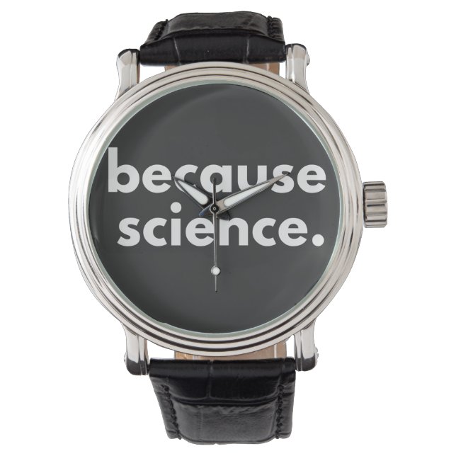 Montre Parce que la science (devant)