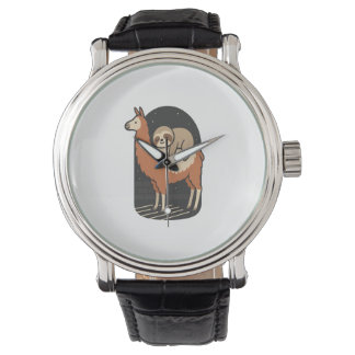 Montre Paresseux chevauchant un lama