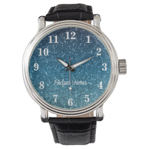 Montre Parties scintillant Balnéaire et Bleu Océan Gradie