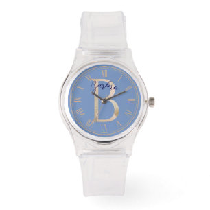 Montre Parties scintillant décorative personnalisée B Ble