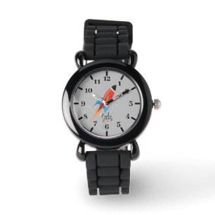 Montre Parties scintillant en argent de l'espace de livra
