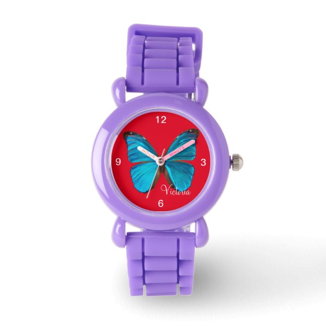 Montre Parties scintillant pour enfants bracelet mignonne (Recto)