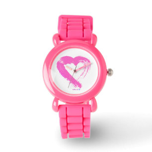 Montre Parties scintillant rose