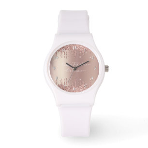 Montre Parties scintillant rose Gold Blush - Ajouter du t