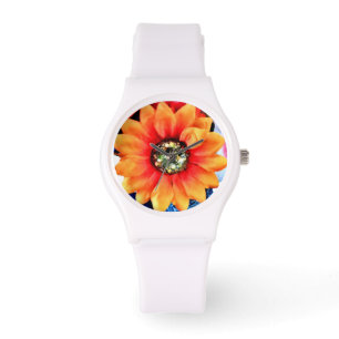 Montre Parties scintillant tournesol