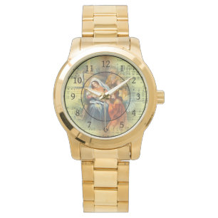 Montre Partition de Noël Musique ~ La Sainte Famille ~ An
