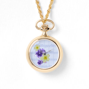 Montre Partition violette et jaune